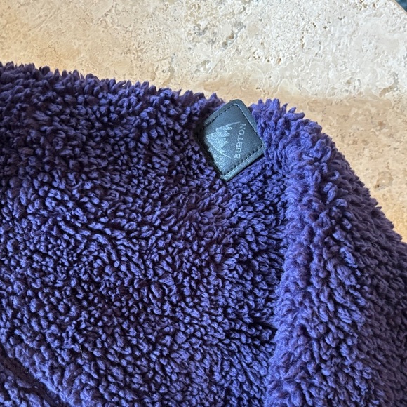 Burton Small women’s Purple Fleece/teddy/sherpa Zip-Up Jacket - Picture 4 of 5